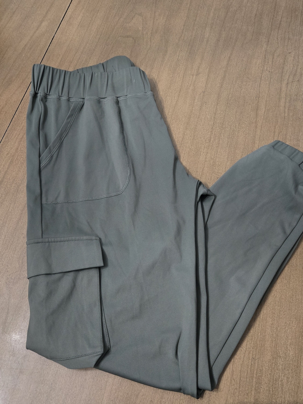ZYIA Olive Green Cargo Leggings - Picture 6 of 15
